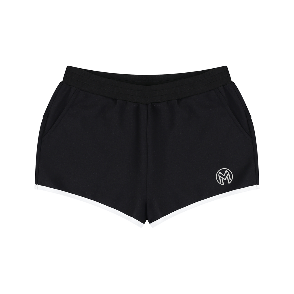 Montenegra Women's Retro Contrast Binding Shorts-0