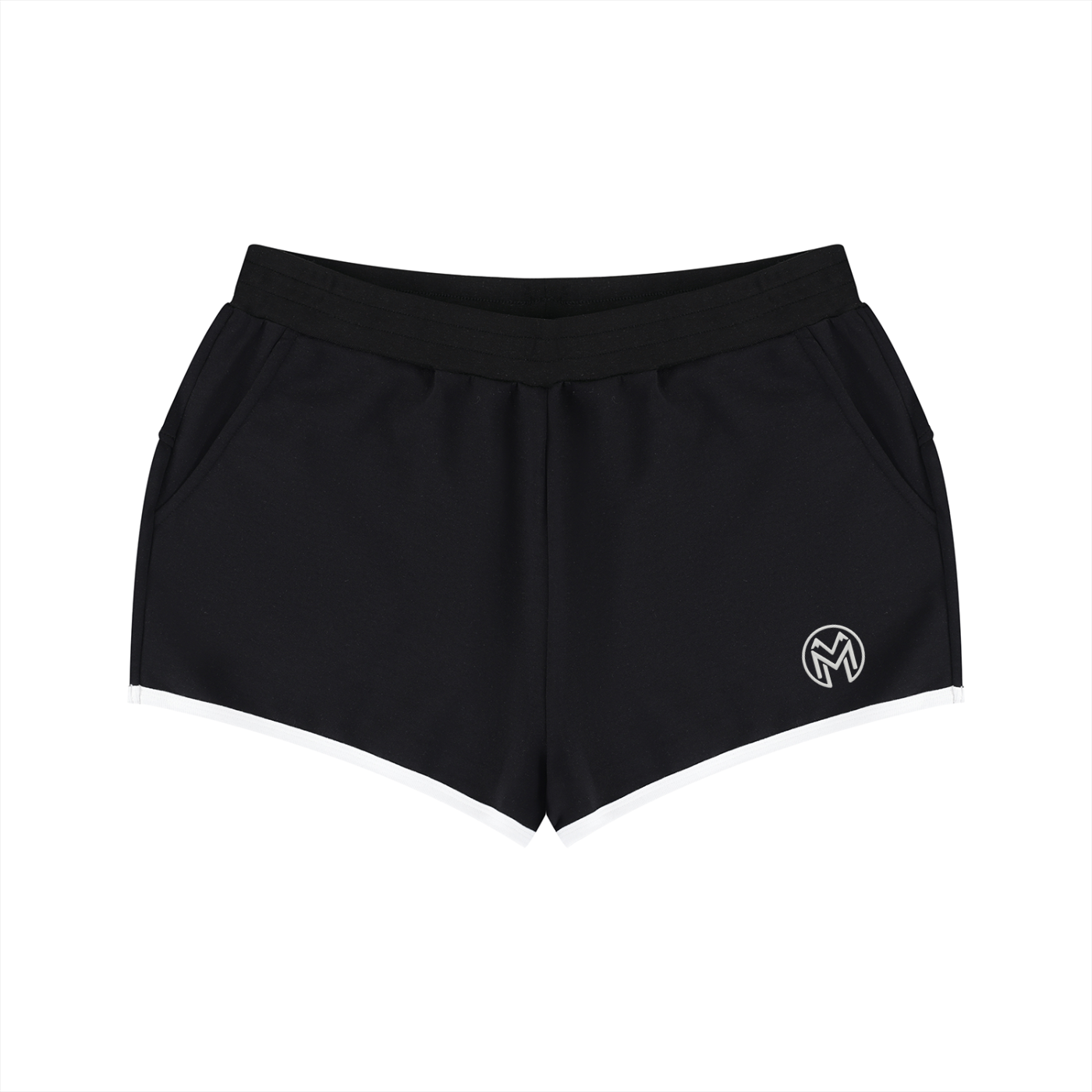 Montenegra Women's Retro Contrast Binding Shorts-0