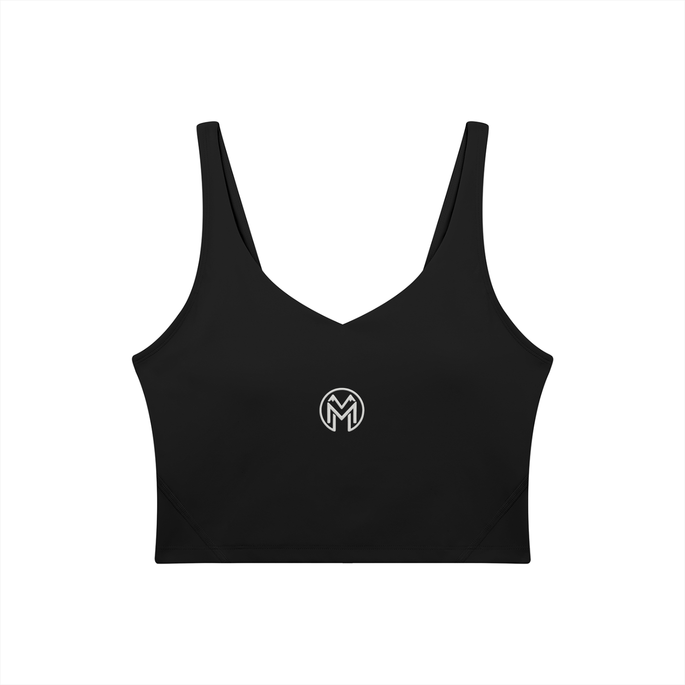 Montenegra Women's V-Neck Yoga Sports Bra-0