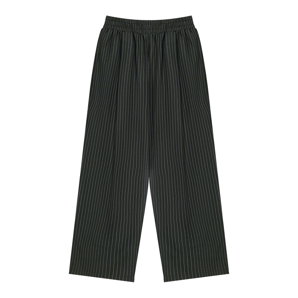 Marked Pleated Pants-0