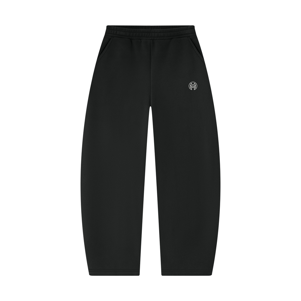 Restrained Barrel Leg Sweatpants-0