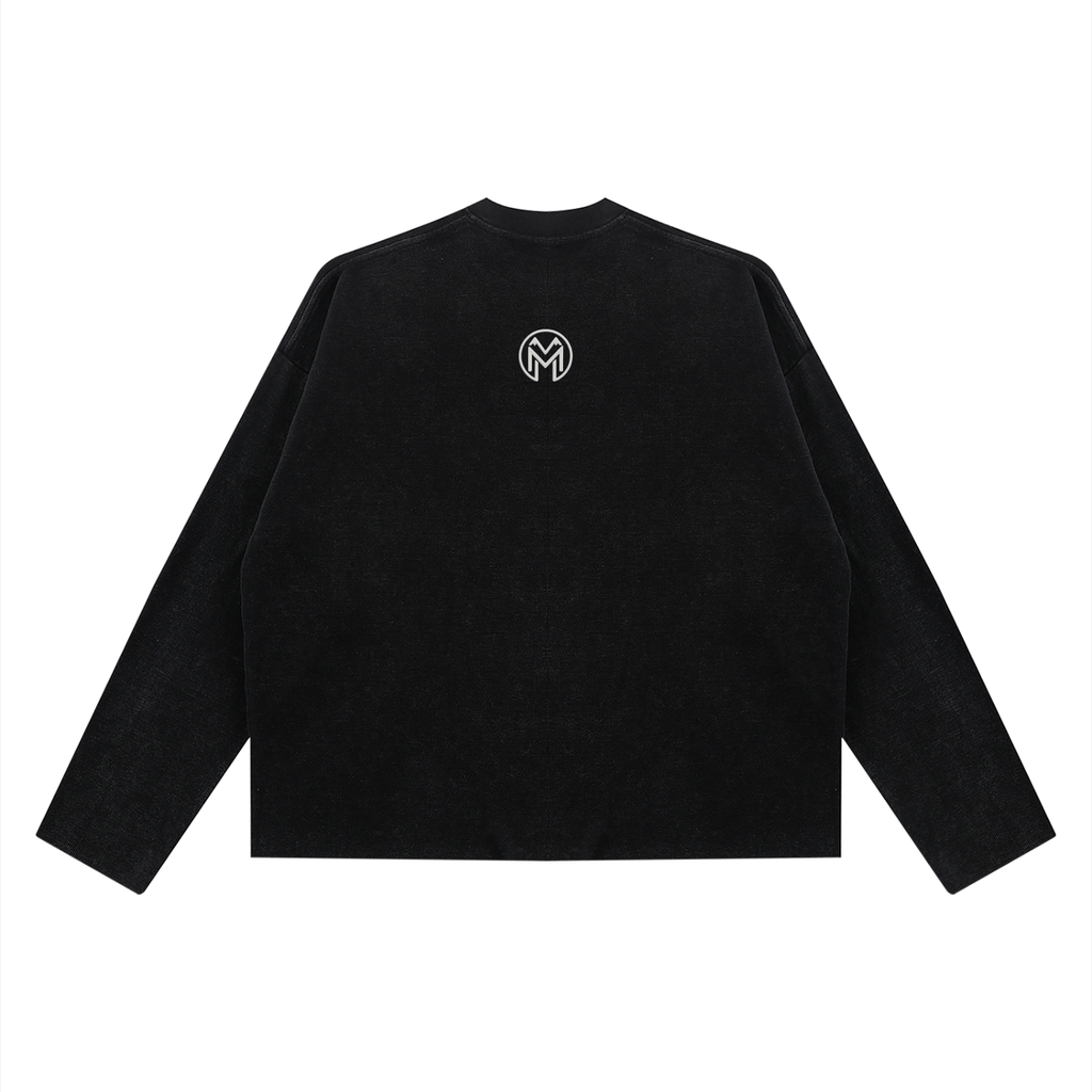Origin Washed Waffle Raw Edge Tee-1