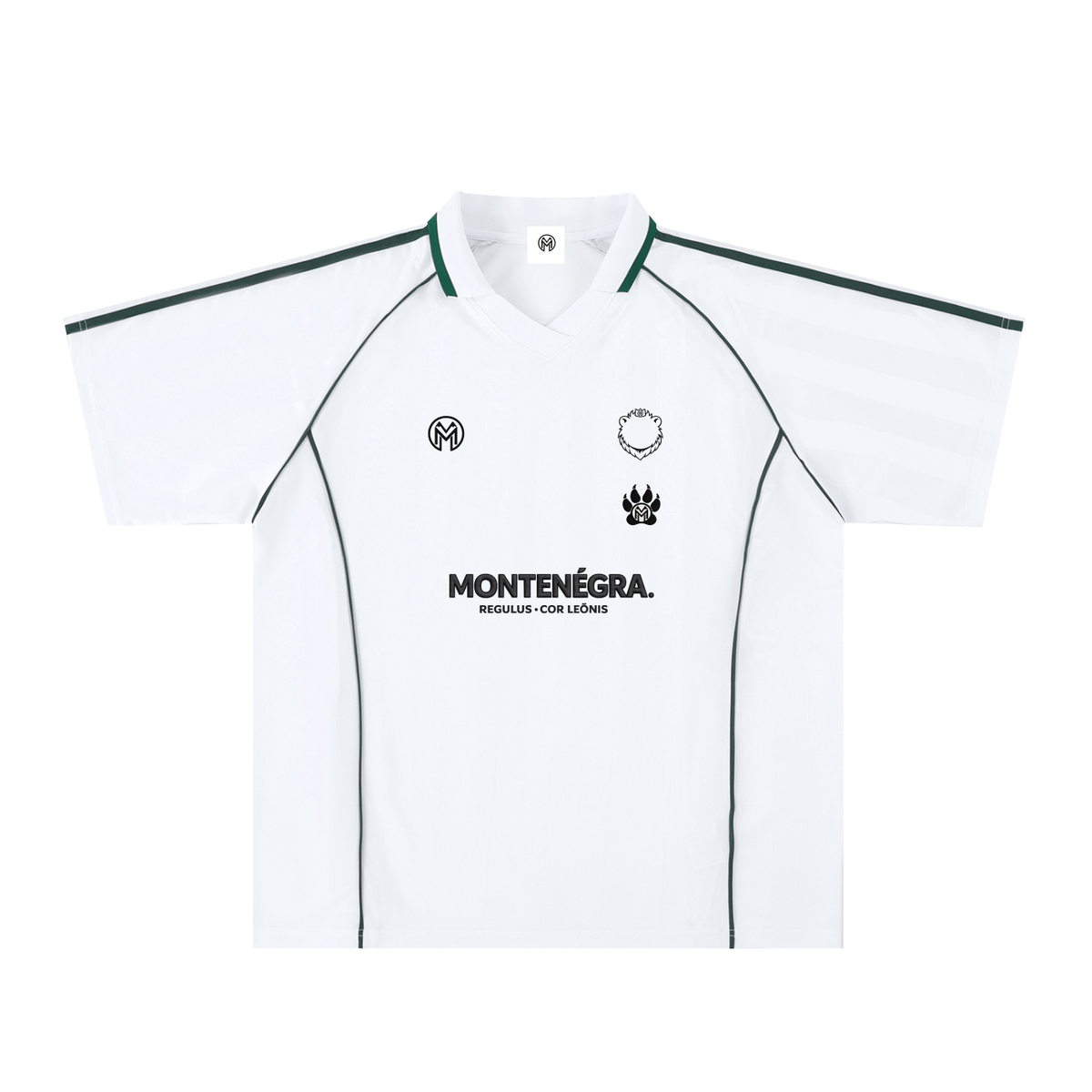 Montenégra - Regulus Shadow Stripe Collared Soccer Jersey-0