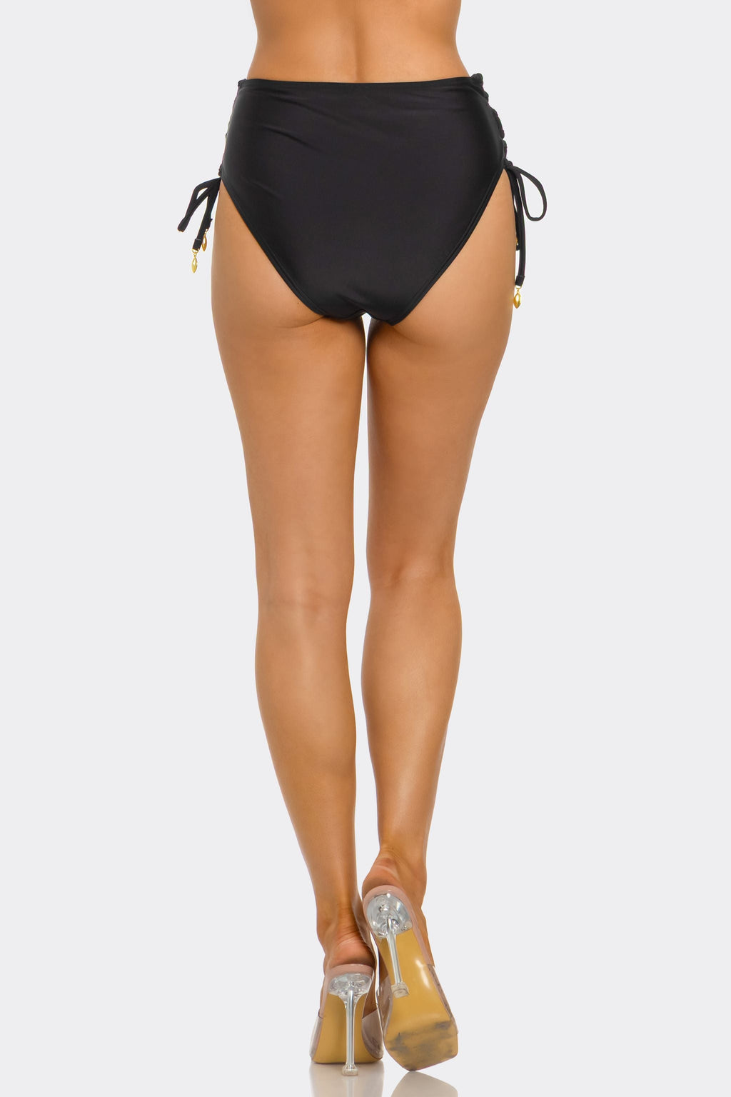 2766 Lace Up Bikini Bottoms-1