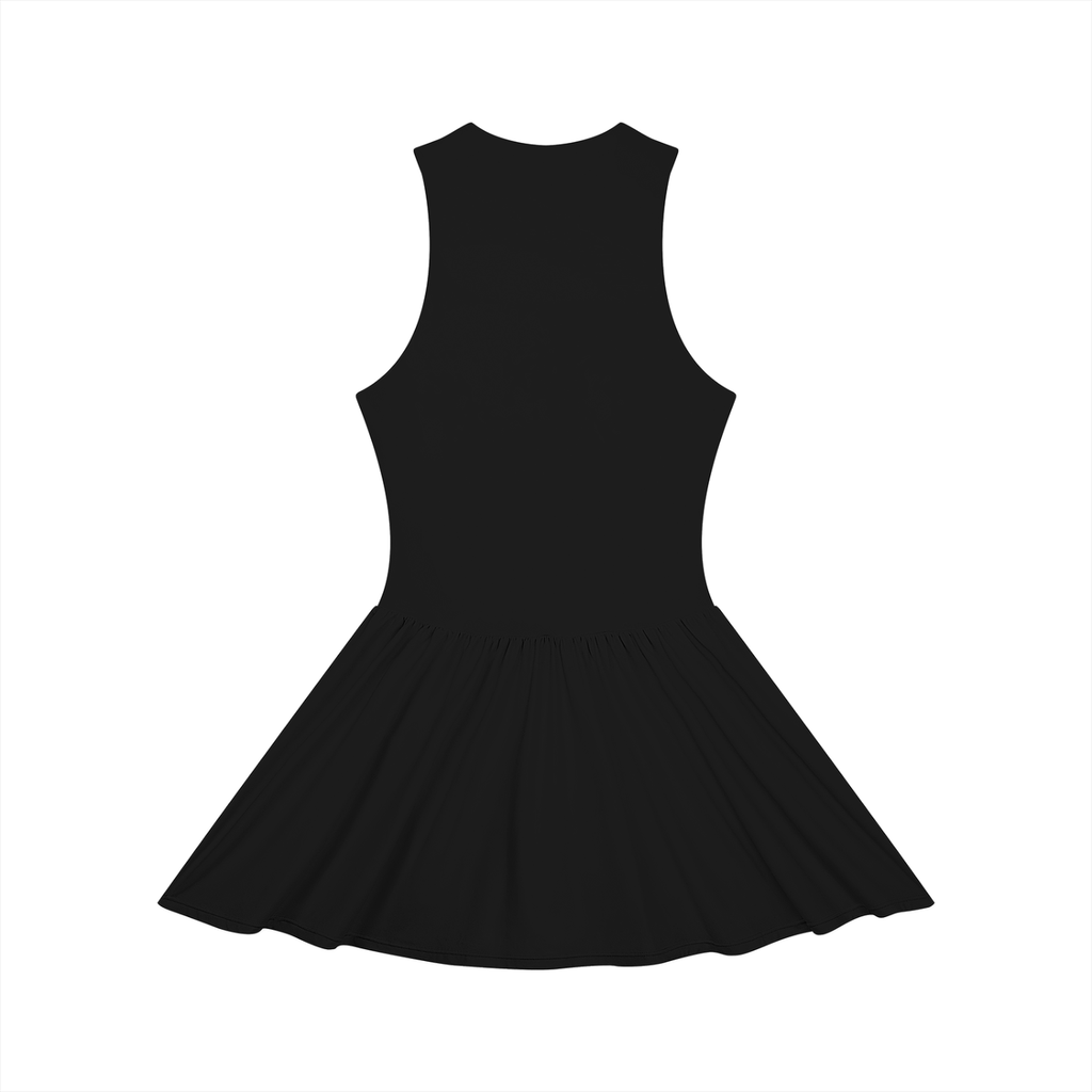 Gathered Full-Zip Dress-1