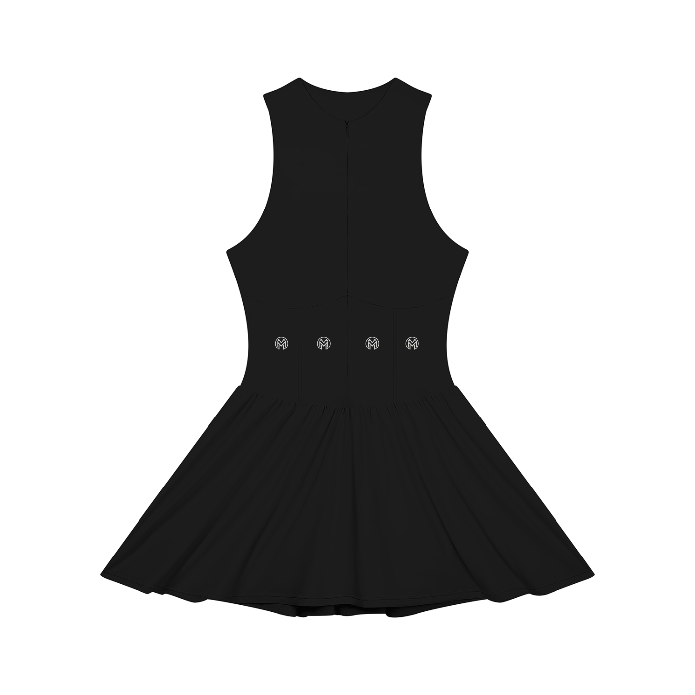 Gathered Full-Zip Dress-0