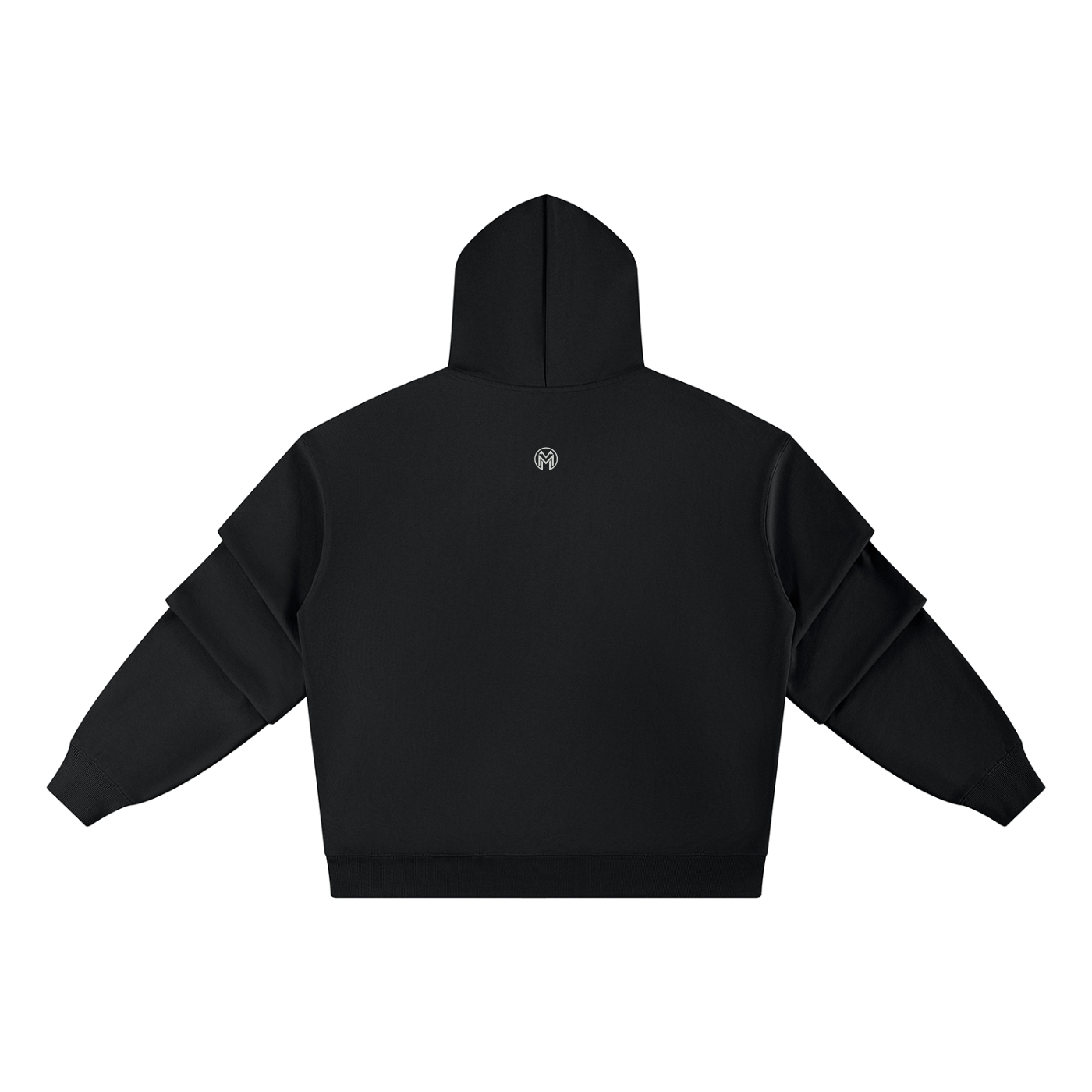 Gathered Sleeve Hoodie-1