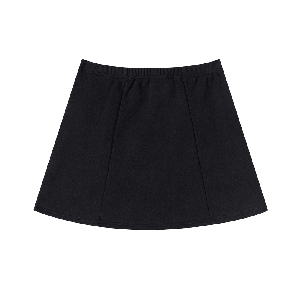 Montenégra Contrast Side Stripe Slit Skirt-1