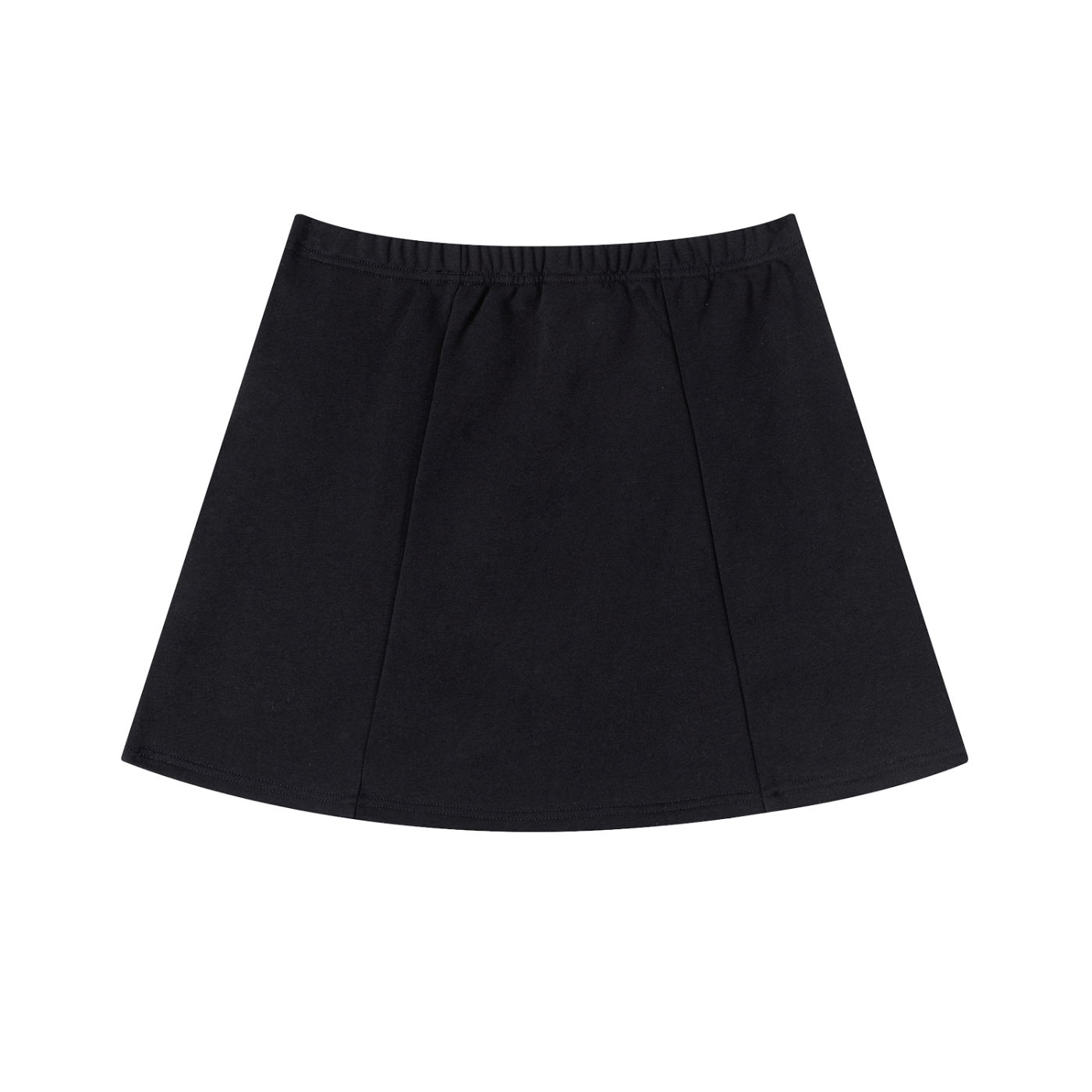 Montenégra Contrast Side Stripe Slit Skirt-1