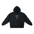 Gathered Sleeve Hoodie-0