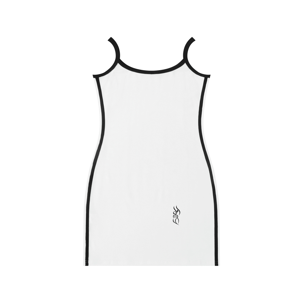 Divided Mini Dress-0