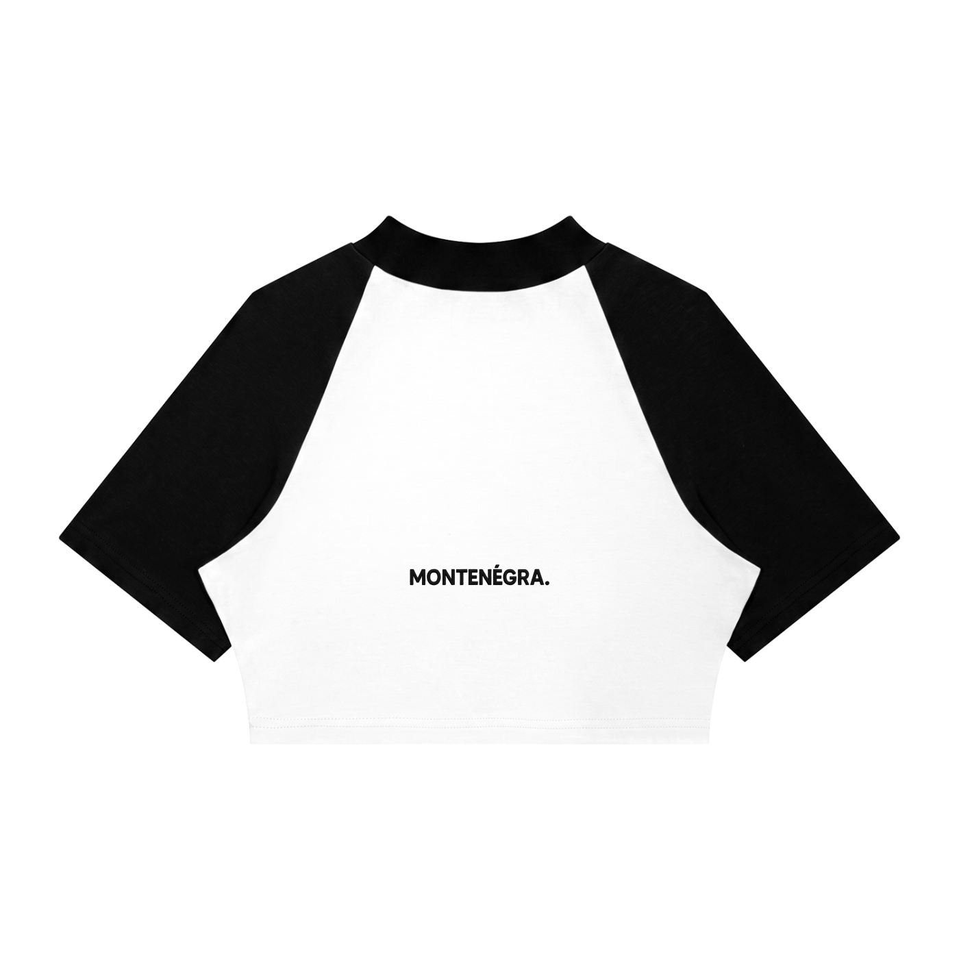 Divided Raglan Crop Tee-1