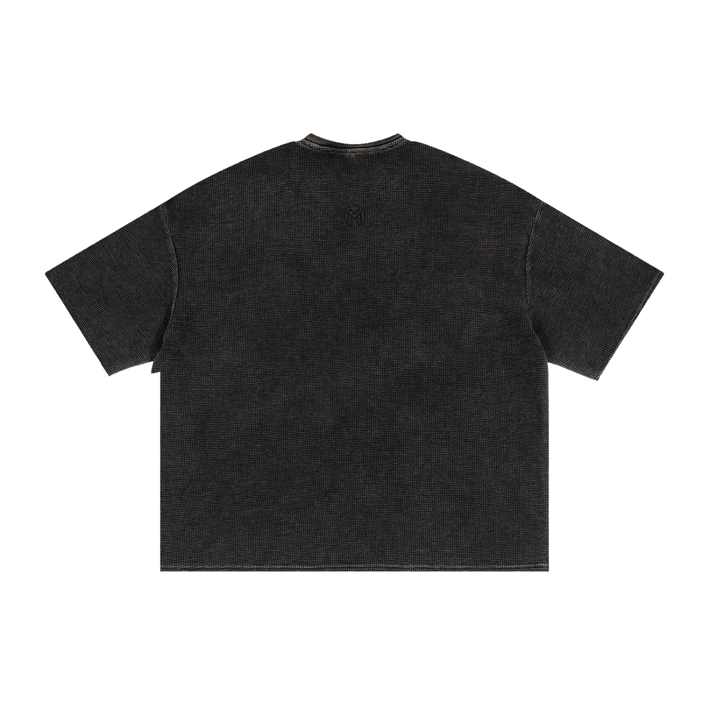 Origin Waffle Tee, Black-1