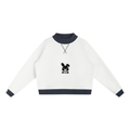 Closed Neck Crewneck Sweatshirt-0