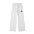 Montenégra Essential Straight-Leg Sweatpants - Silky White and Black-0