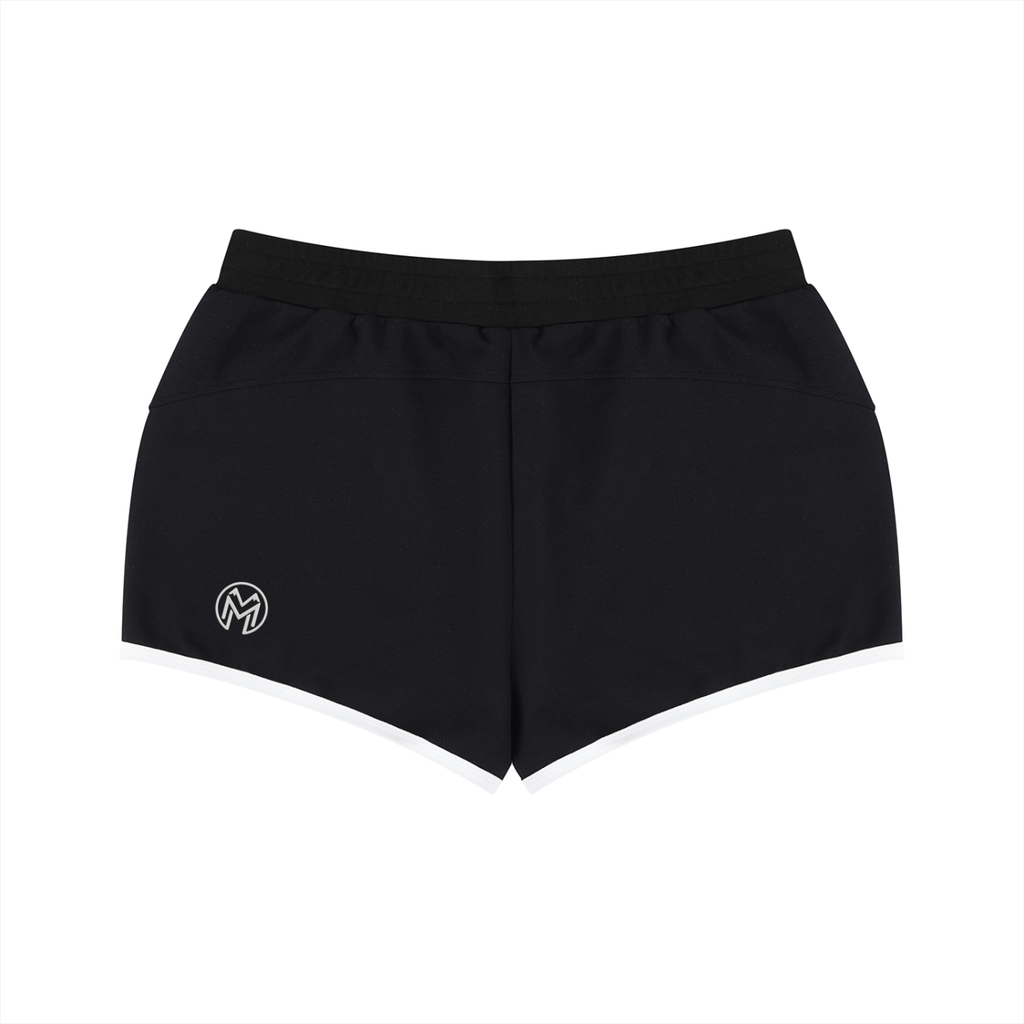 Montenegra Women's Retro Contrast Binding Shorts-1