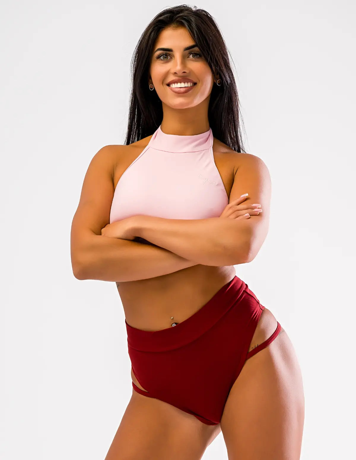 Dragonfly-Halter Neck Sports Bra – Lisette
