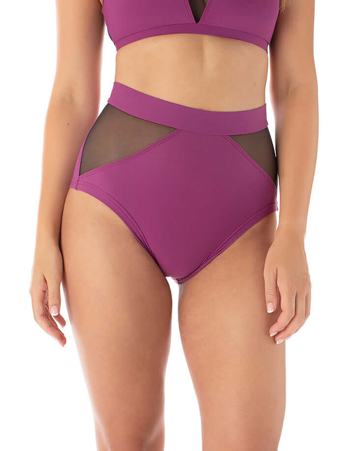 Dragonfly-High Waist Mesh Pole Shorts – Monica