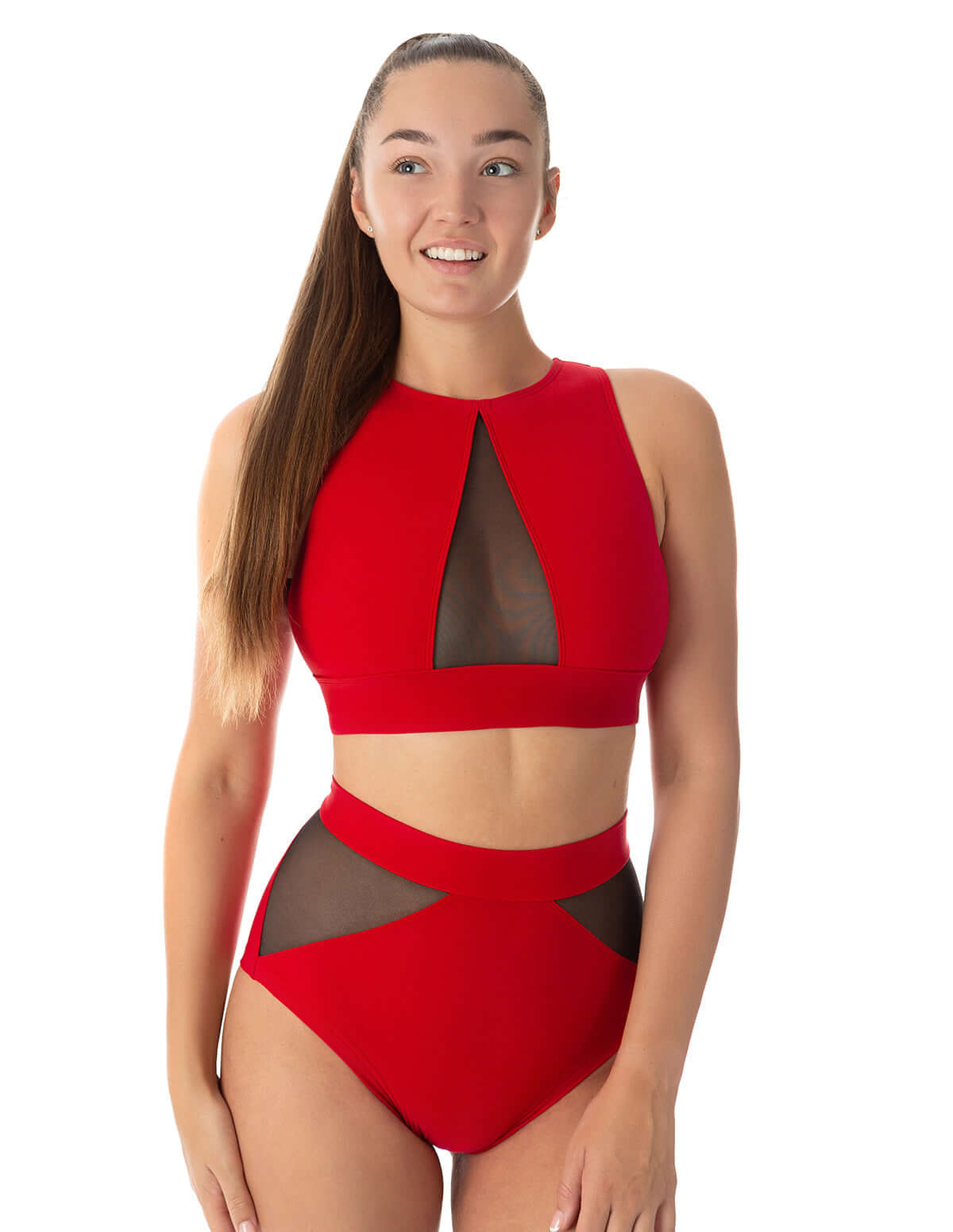 Dragonfly-Mesh Sports Bra for Pole Dancing & Yoga – Rachel
