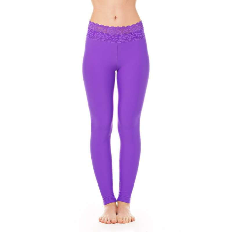 Dragonfly-Sport Leggings with Lace – Adriana