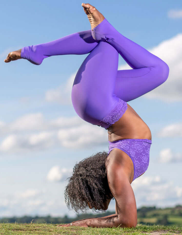 Dragonfly-Sport Leggings with Lace – Adriana