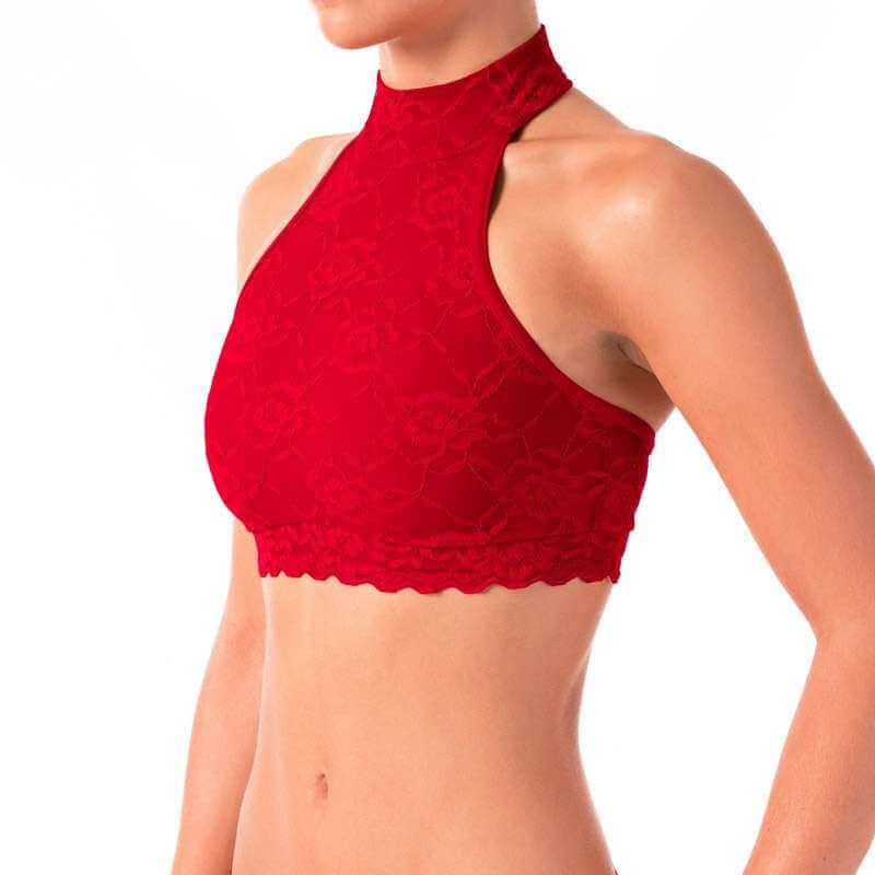 Dragonfly-Brassière de Sport Col Halter en Dentelle – Lisette