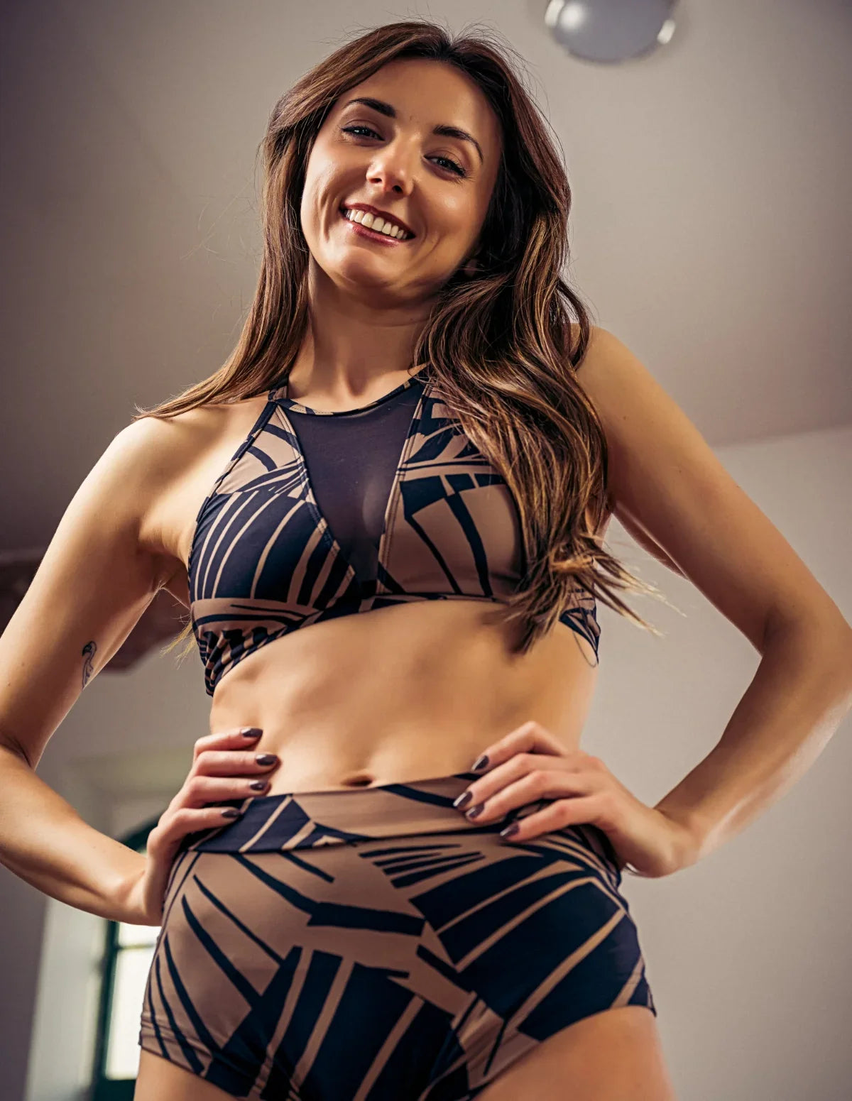 Dragonfly-Sports Bra Victoria Mocha
