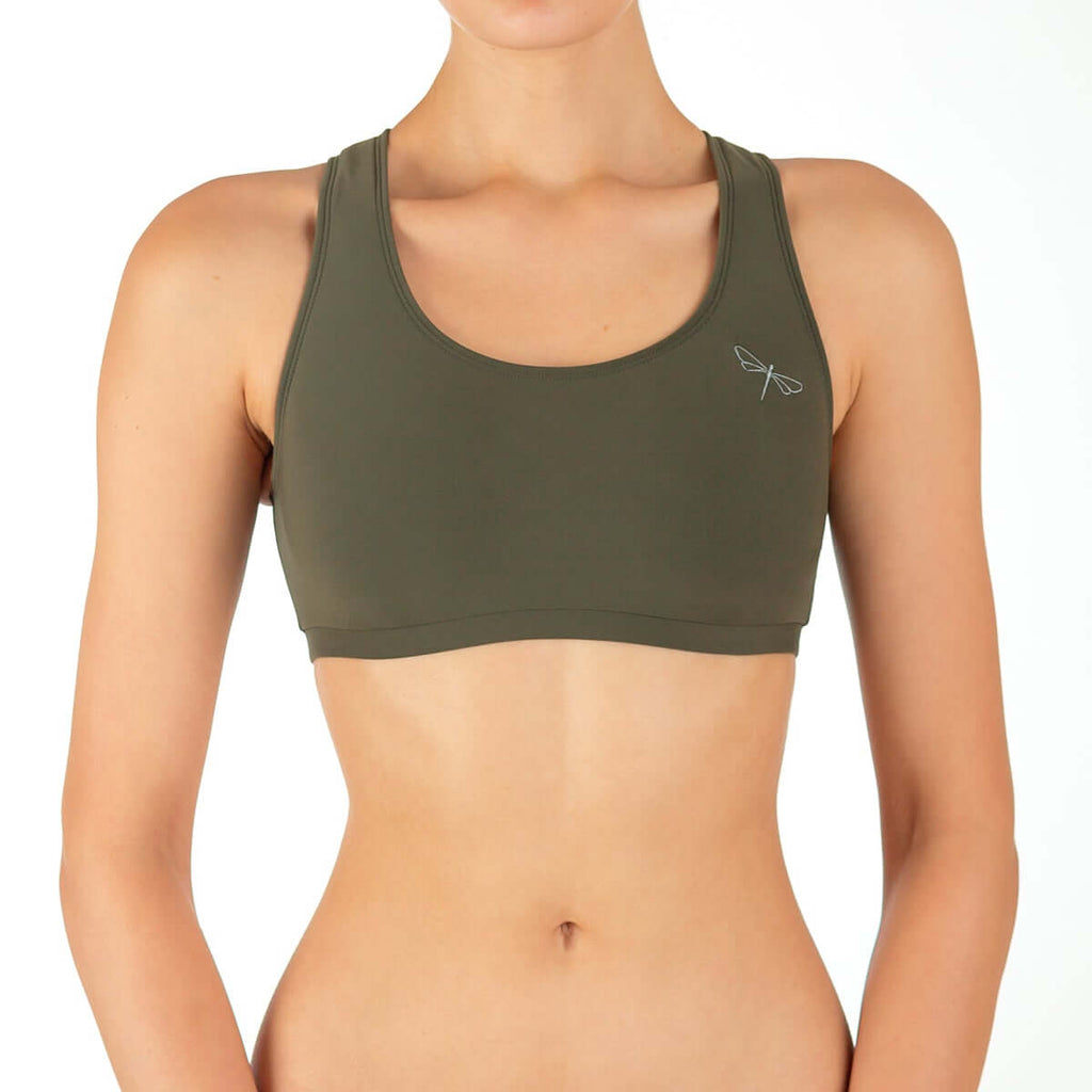 Dragonfly-Medium Support Racerback Sports Bra – Kiley