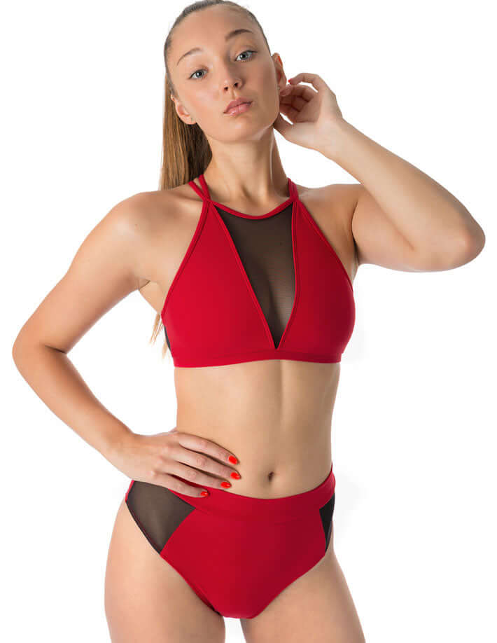 Dragonfly-Mesh Sports Bra for Pole Dance & Yoga – Victoria