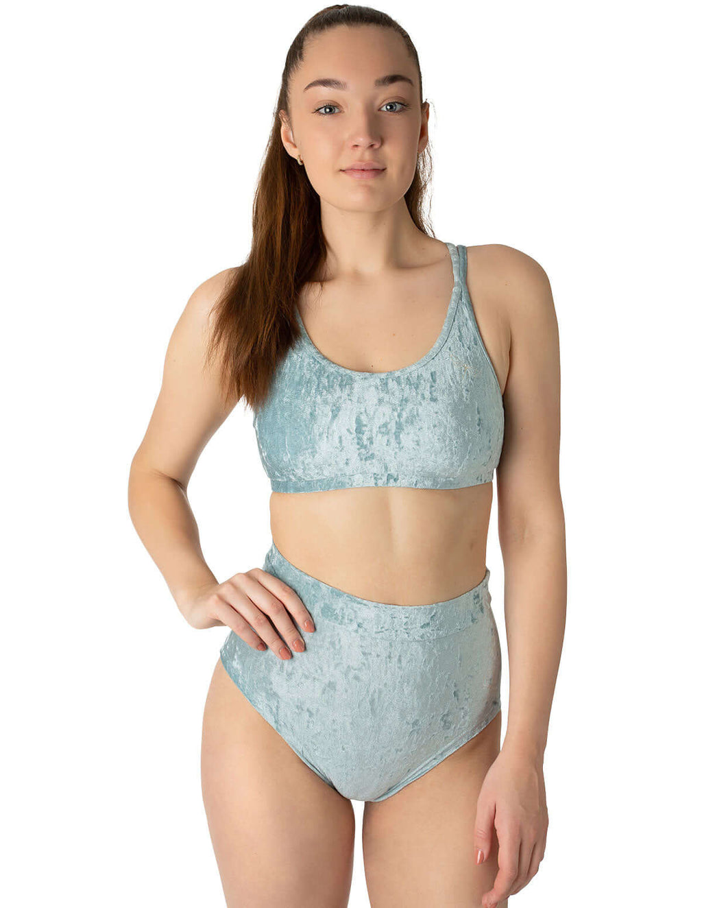 Dragonfly-Velvet Pole Shorts, Scrunch Bum – Lola