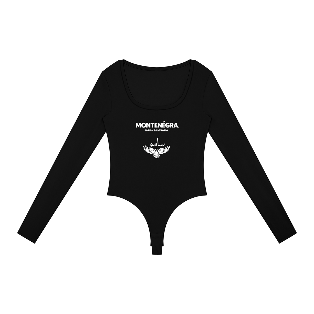 Montenegra Women's Tight Long Sleeve Yoga Bodysuit-0