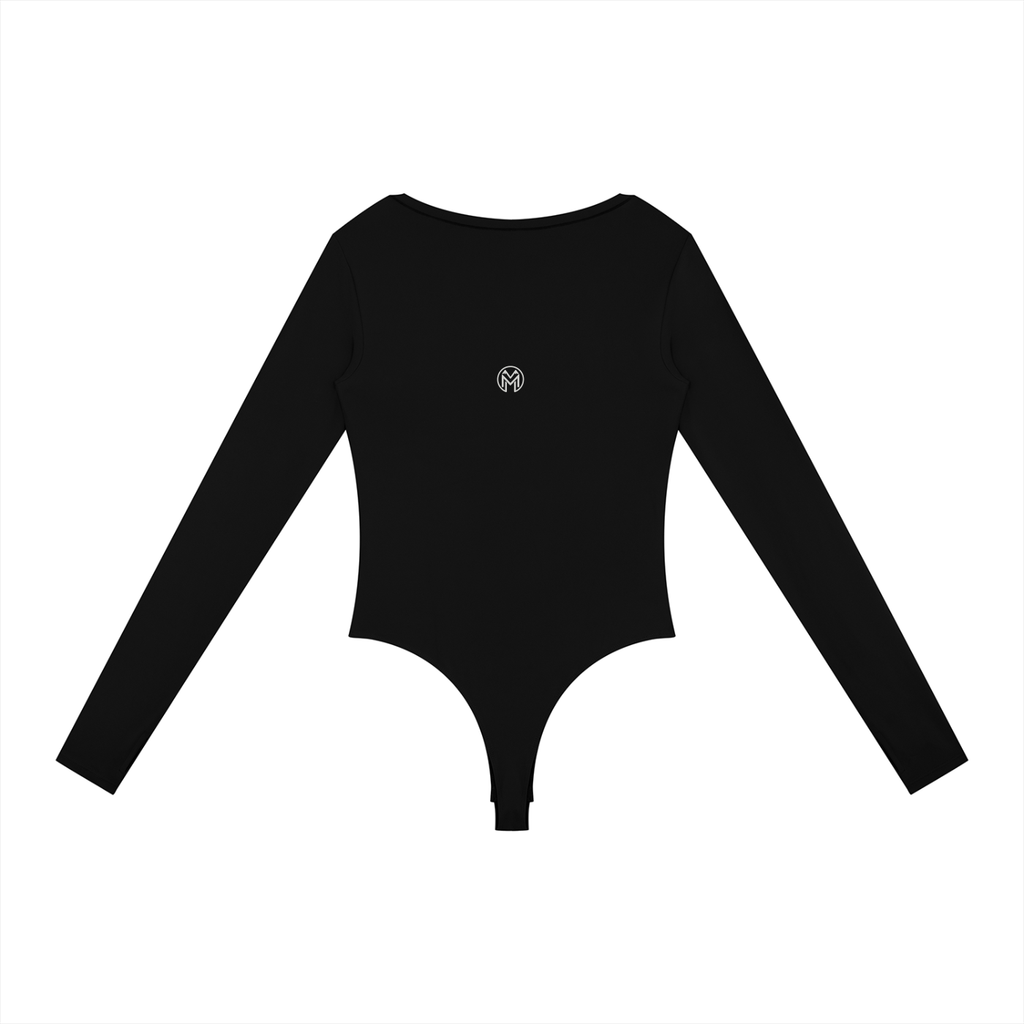Montenegra Women's Tight Long Sleeve Yoga Bodysuit-1