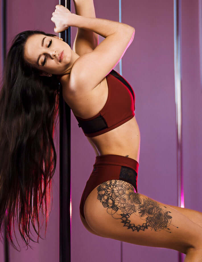 Dragonfly-Mesh Pole Dance Shorts – Molly