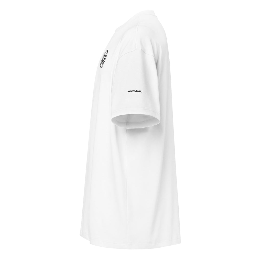 Montenégra box tee - Silky White and Black-3