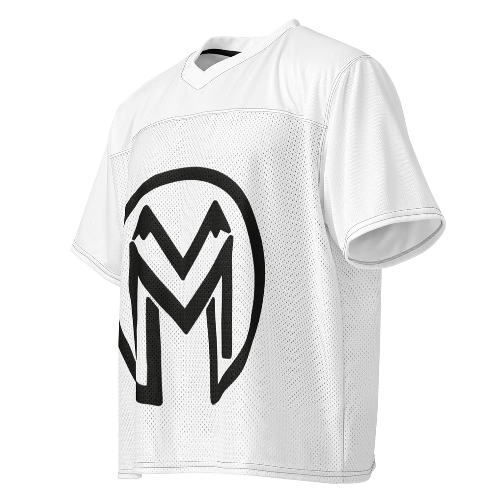 Montenegra Boxy football jersey - Silky White and Black-2