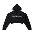 Montenégra Essential Cropped Hoodie - Premium Black and White-0