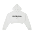 Montenégra Essential Cropped Hoodie - Silky White and Black-0