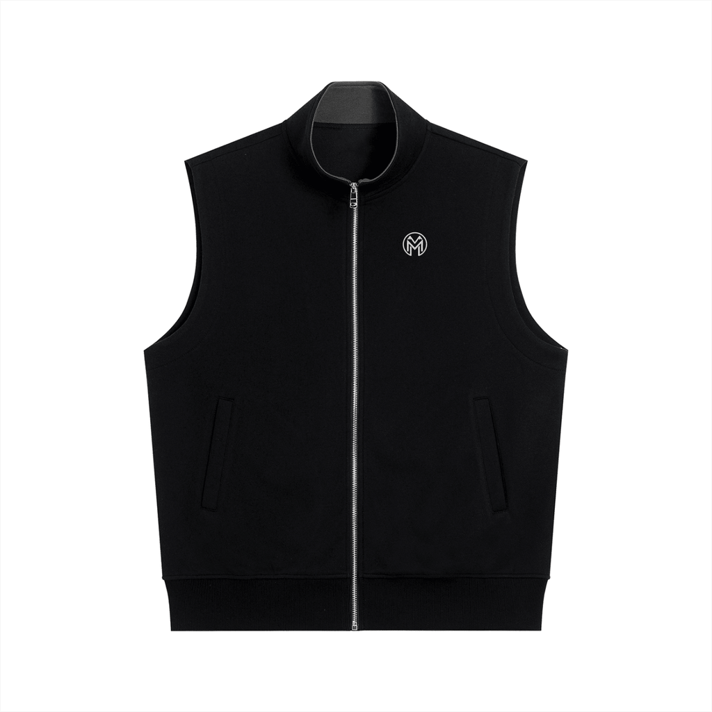Montenégra Essential Heavyweight Vest - Premium Black and White-0