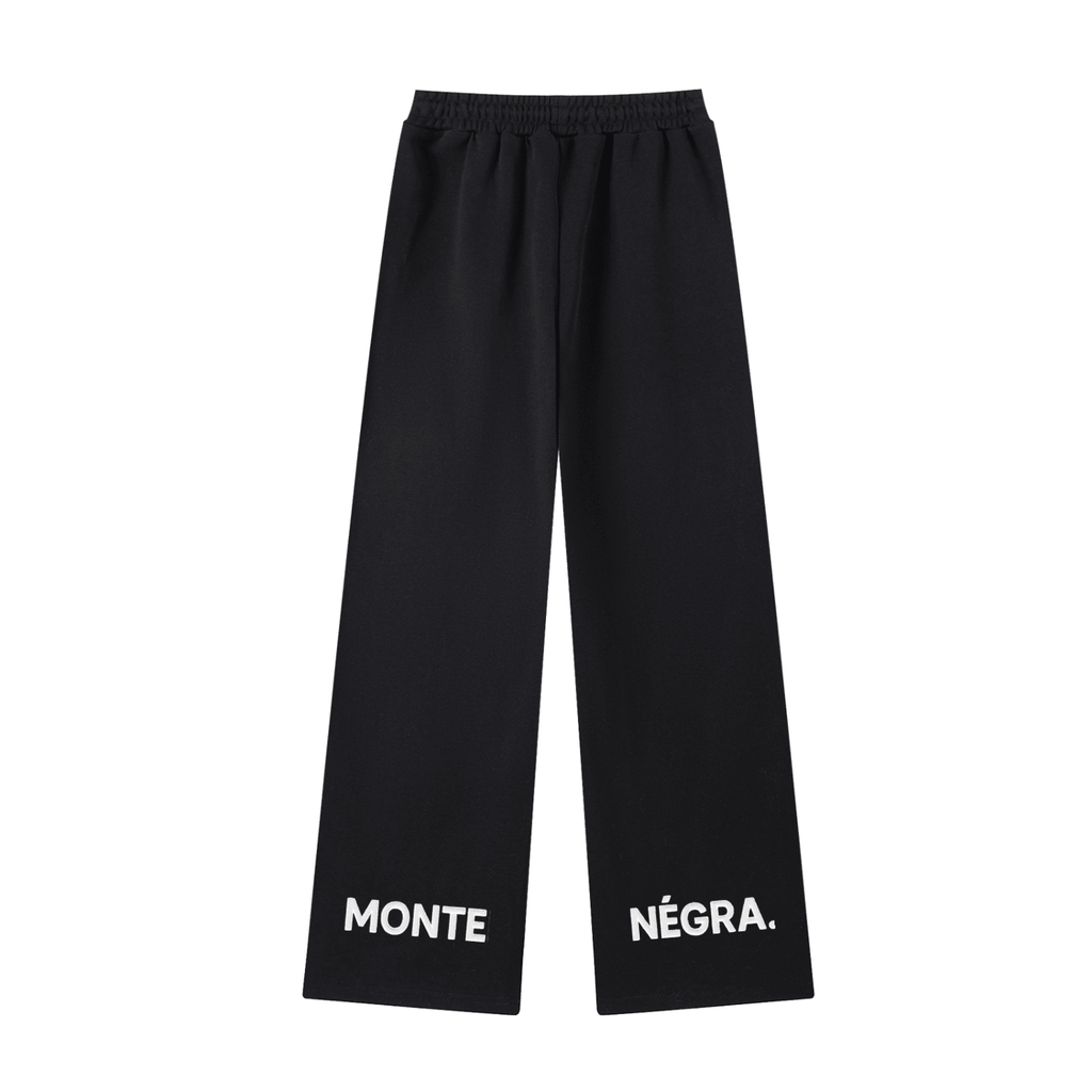 Montenégra Essential Straight-Leg Sweatpants - Premium Black and White-1