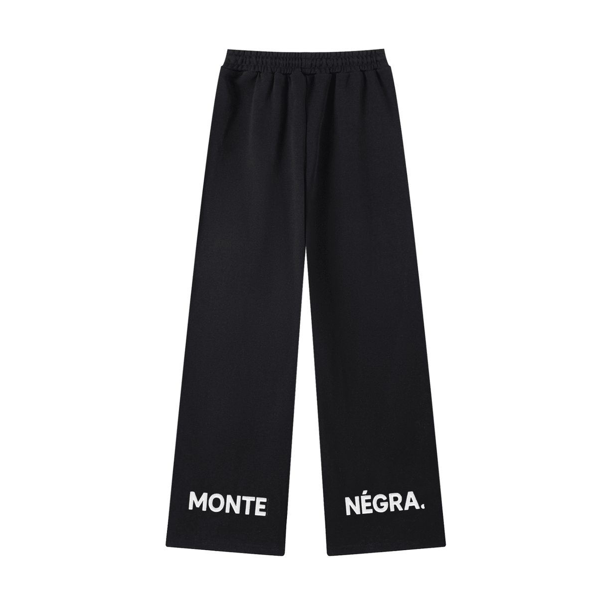 Montenégra Essential Straight-Leg Sweatpants - Premium Black and White-1