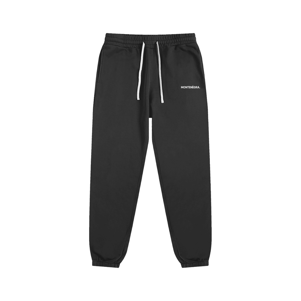 Montenégra Essential Sweatpants - Premium Black and White-0