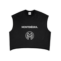 Montenégra French Terry Boxy Tank Top - Premium Black and White-2