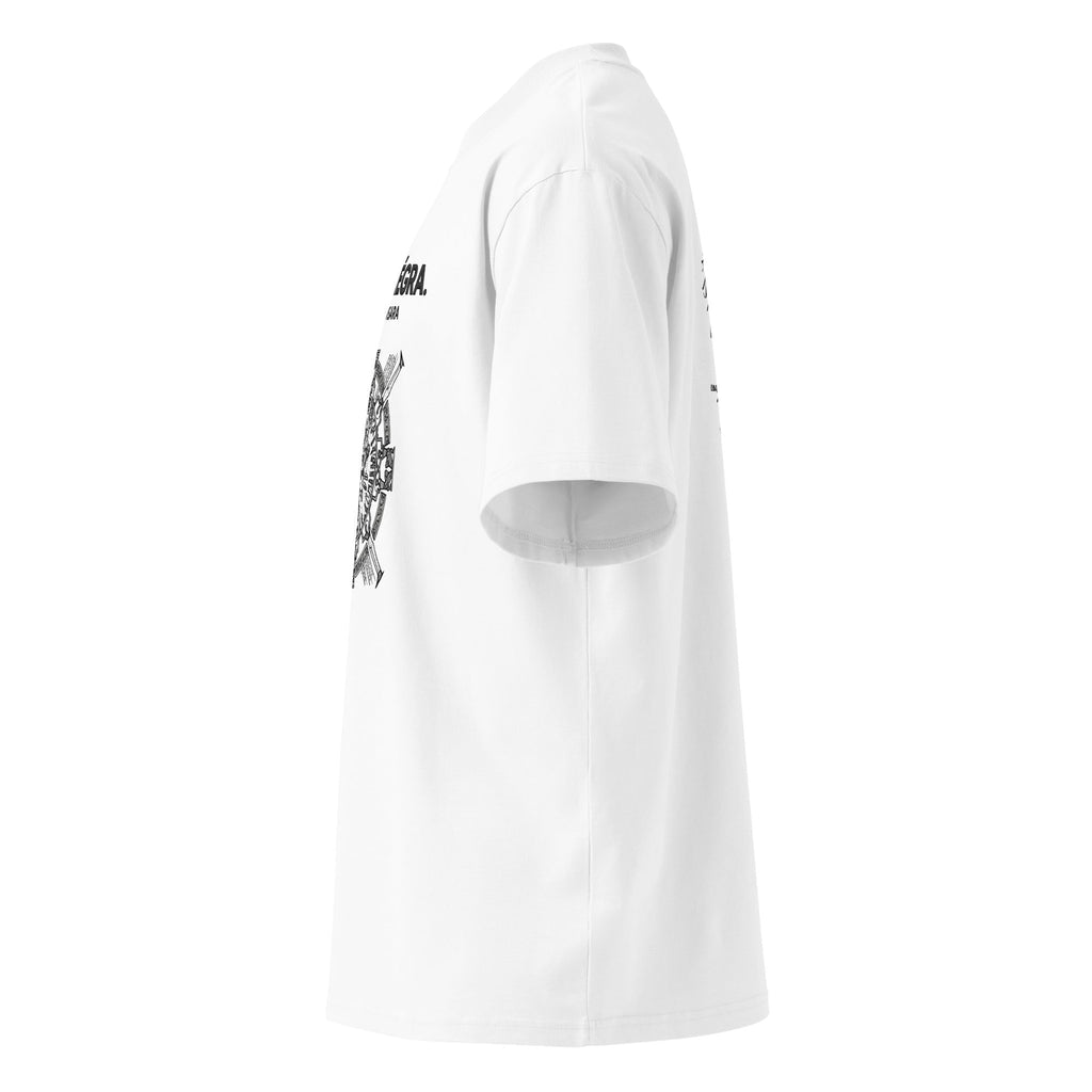 Montenégra Japa Samara Unisex organic oversized high neck t-shirt-3