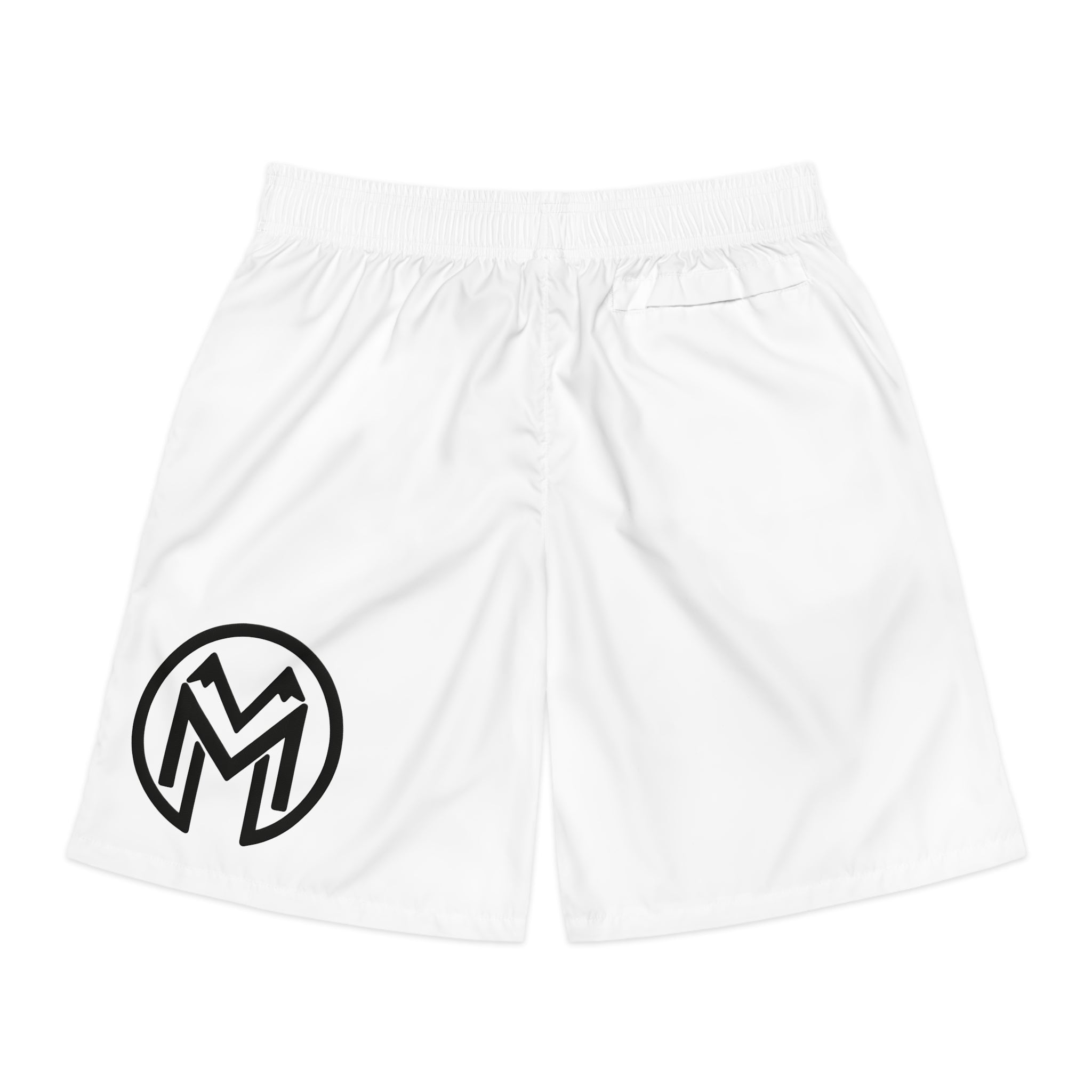 Presence Shorts, White and Black-1