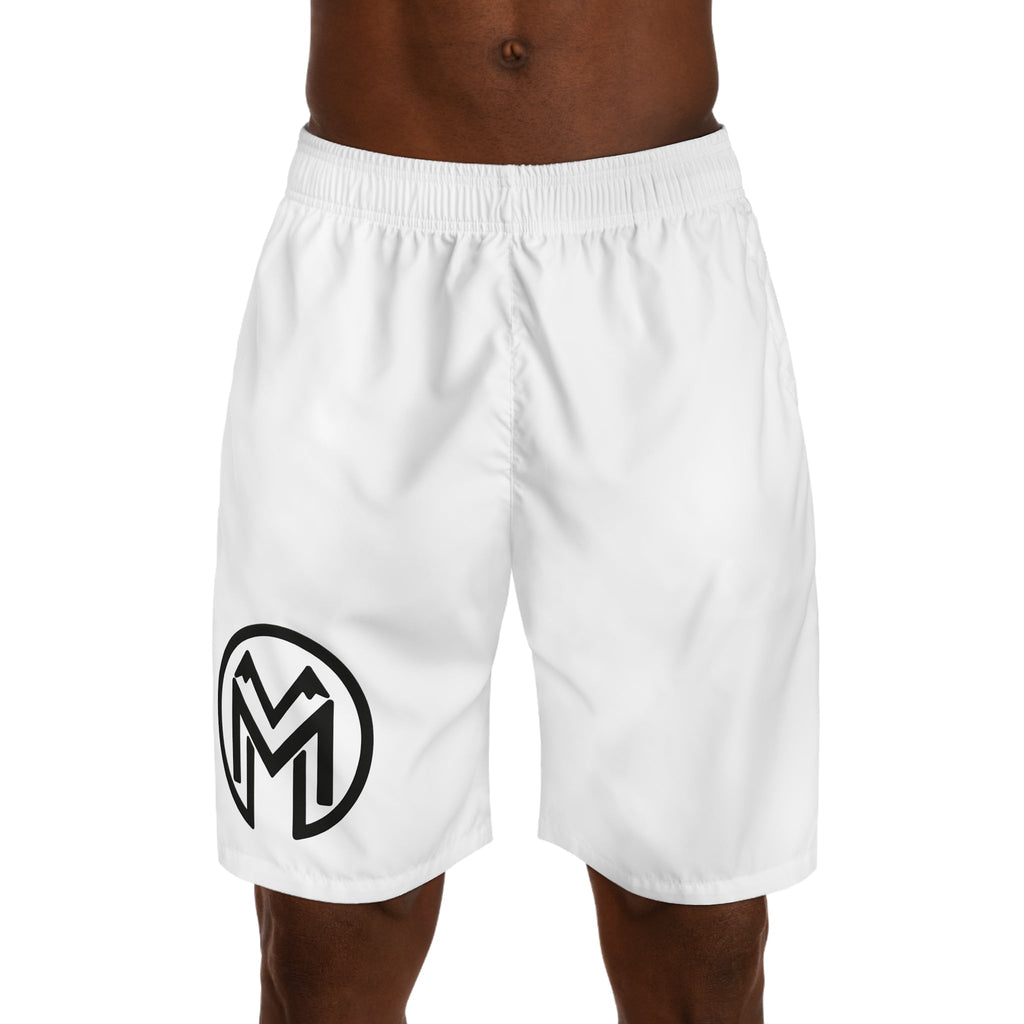Presence Shorts, White and Black-2