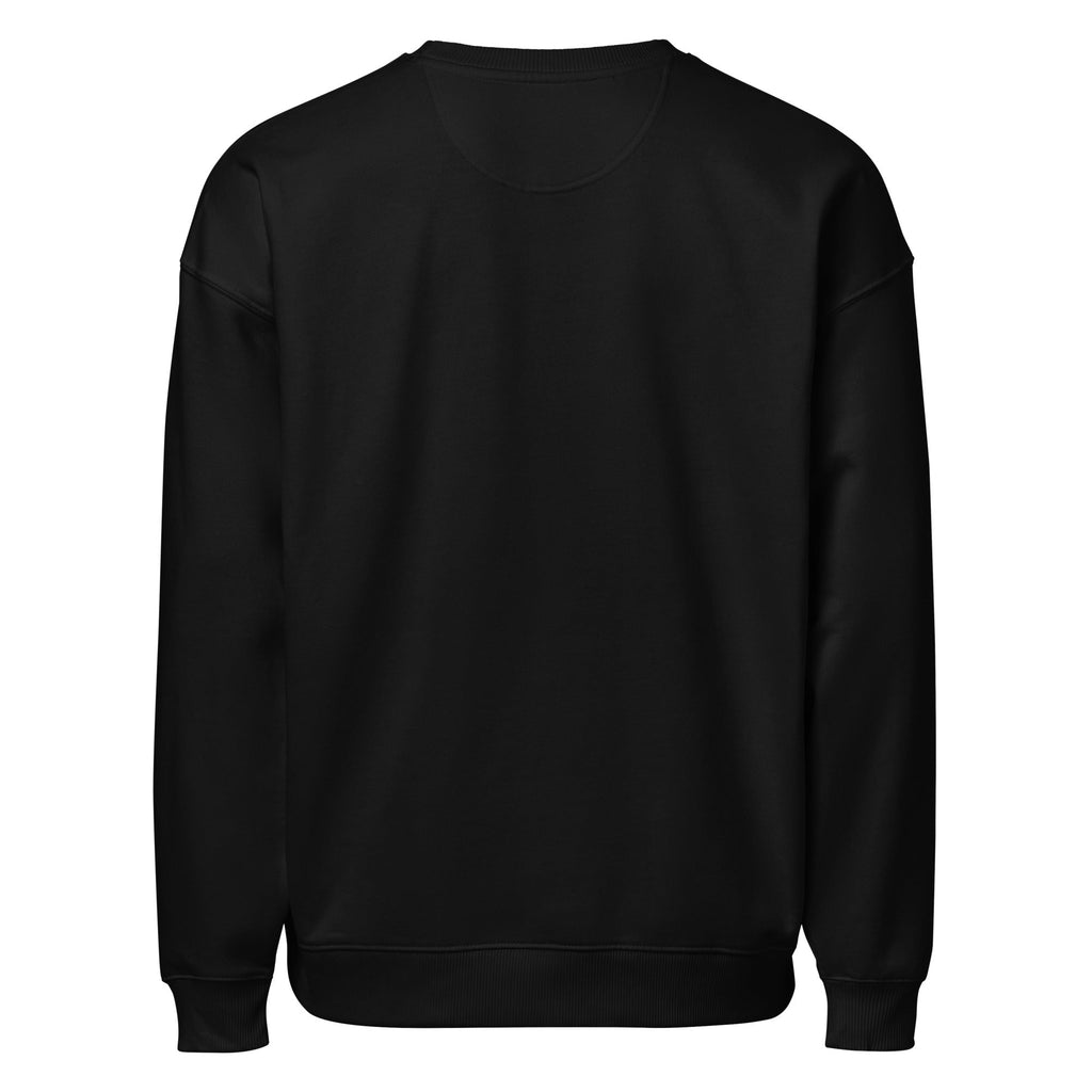 Montenégra Large Print organic oversized sweatshirt - Premium Black and White-1
