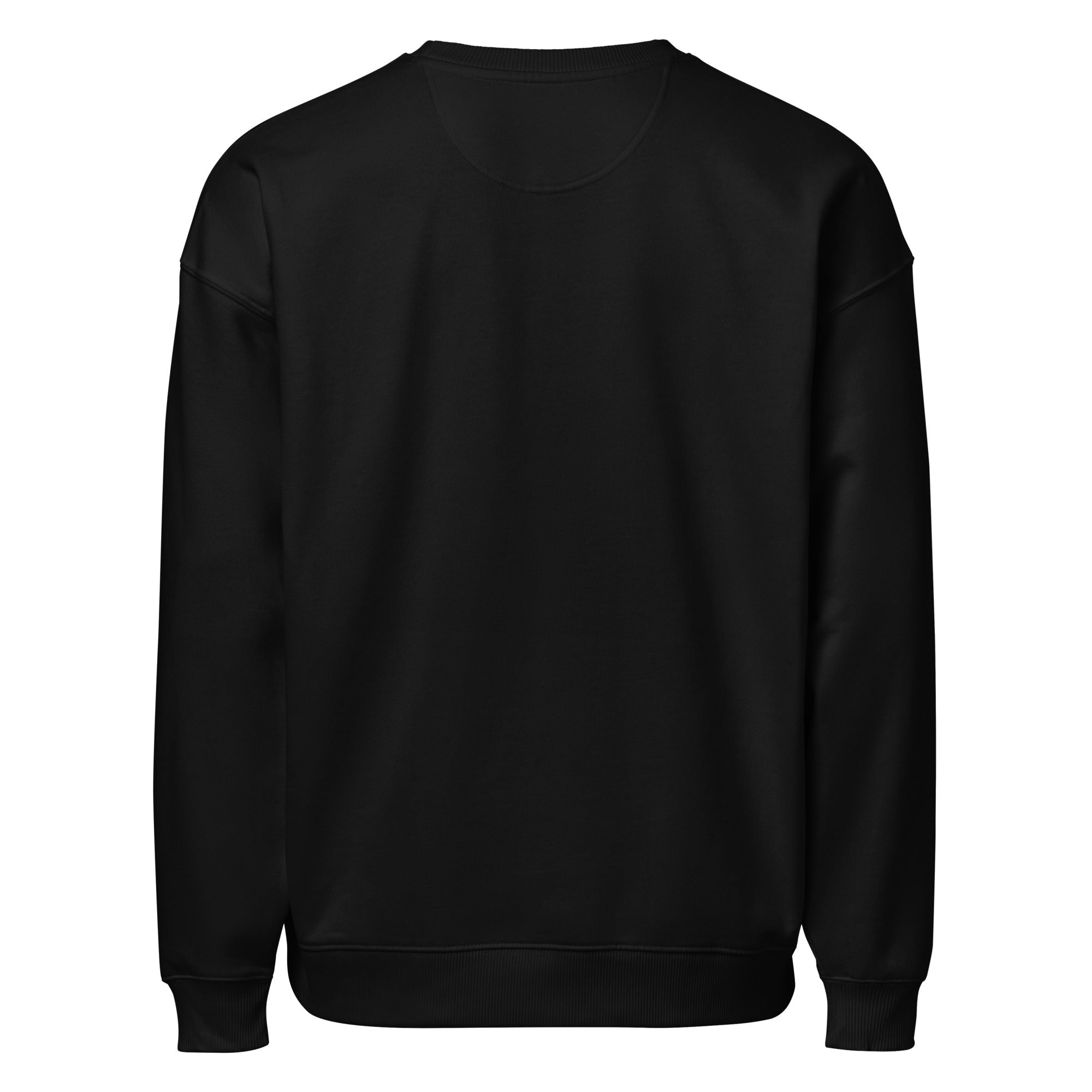 Montenégra Large Print organic oversized sweatshirt - Premium Black and White-1