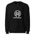 Montenégra Large Print organic oversized sweatshirt - Premium Black and White-0