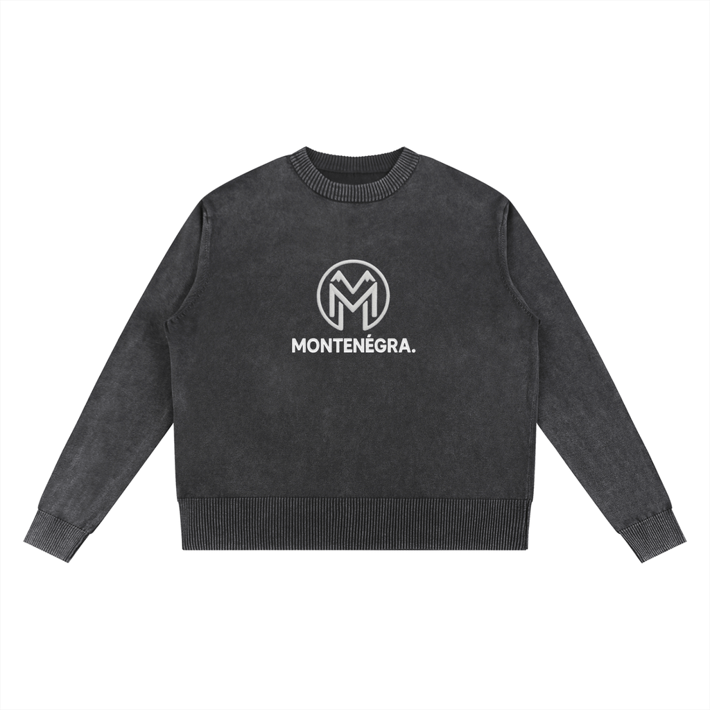 Montenégra Mineral Wash Oversized Sweater-0
