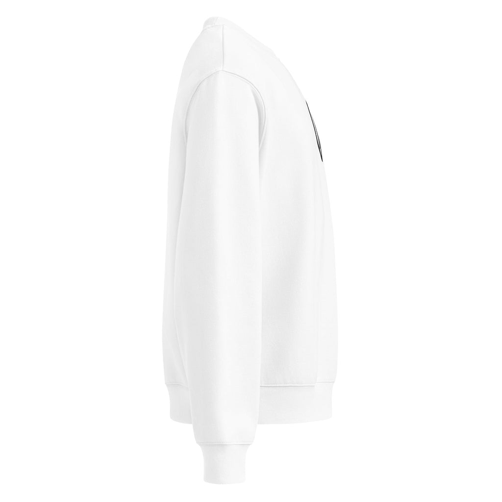Montenégra oversized heavyweight sweatshirt - Silky White and Black-3